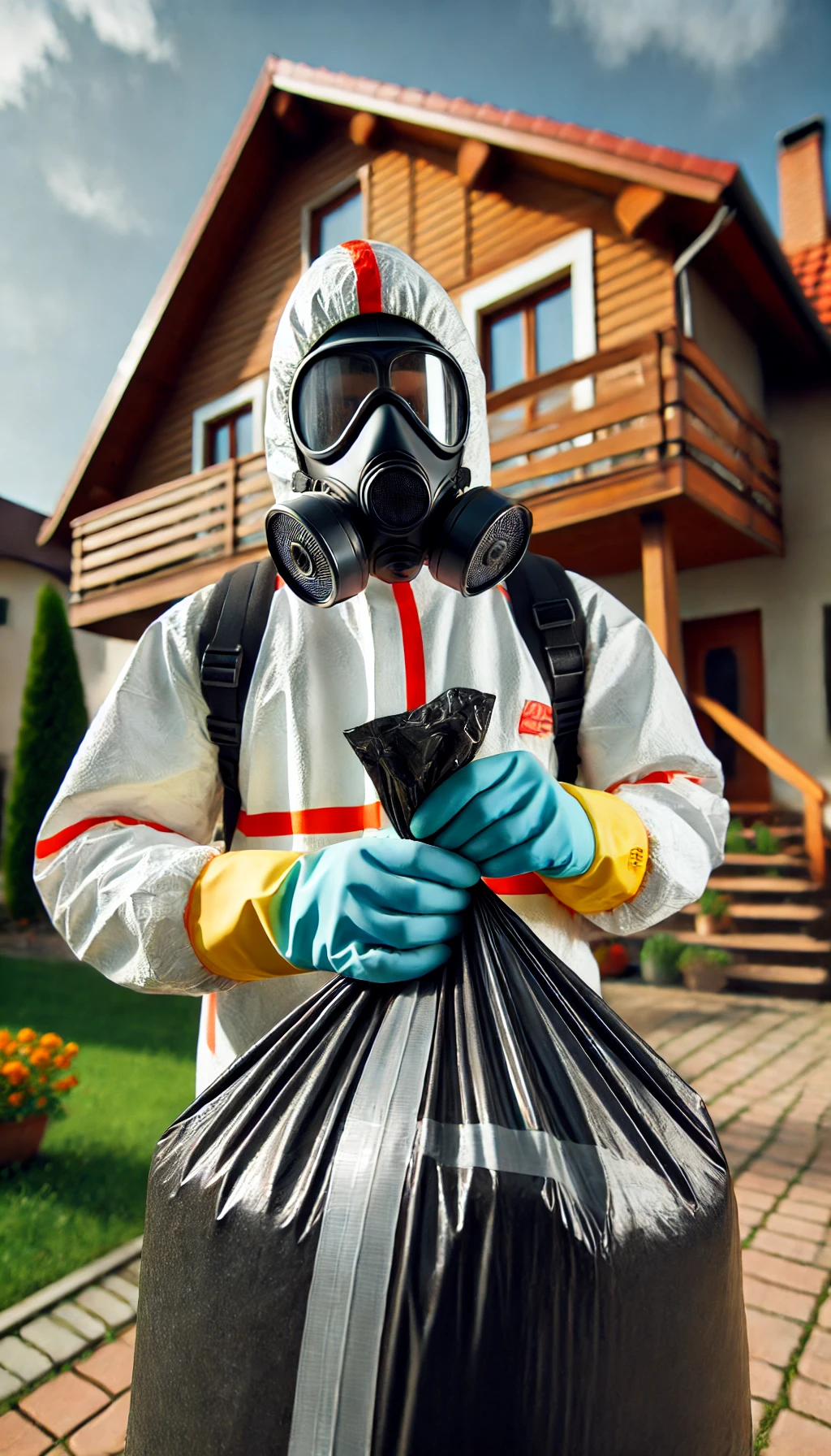 HazGuard crew carrying out hazardous material abatement on an Okanagan property ahead of demolition.